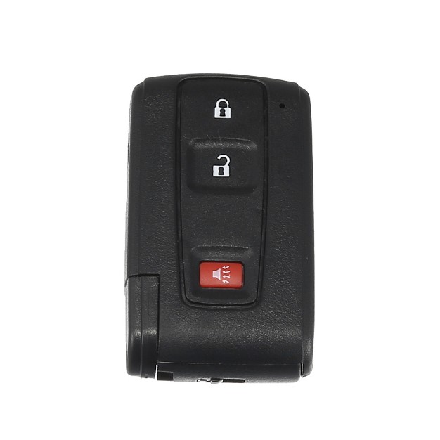 Unique Bargains Car Key Fob Shell 3 Button Remote Control Key Case Shell Keyless Entry Housing Replacement For Toyota Prius 2004 2009