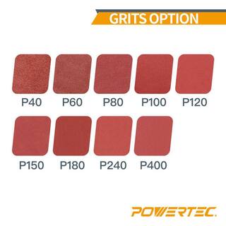 POWERTEC 6 in. x 48 in.120-Grit Aluminum Oxide Sanding Belt (3-Pack) 110213