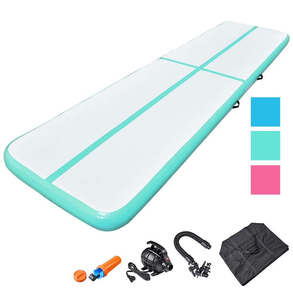 Yescom 13ft Air Tumble Track Gymnastics Mat with Pump