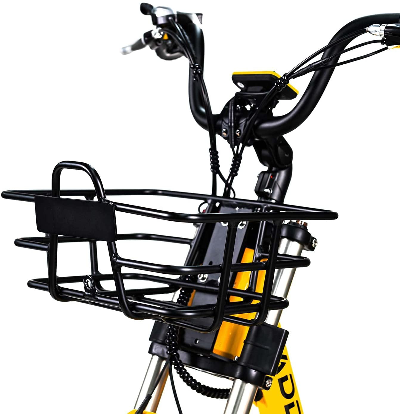 Addmotor Electric Bike Metal Front Basket， Bicycle Organizer for M-140/M-150/M-330/M-50/M-430/M-550/M-340