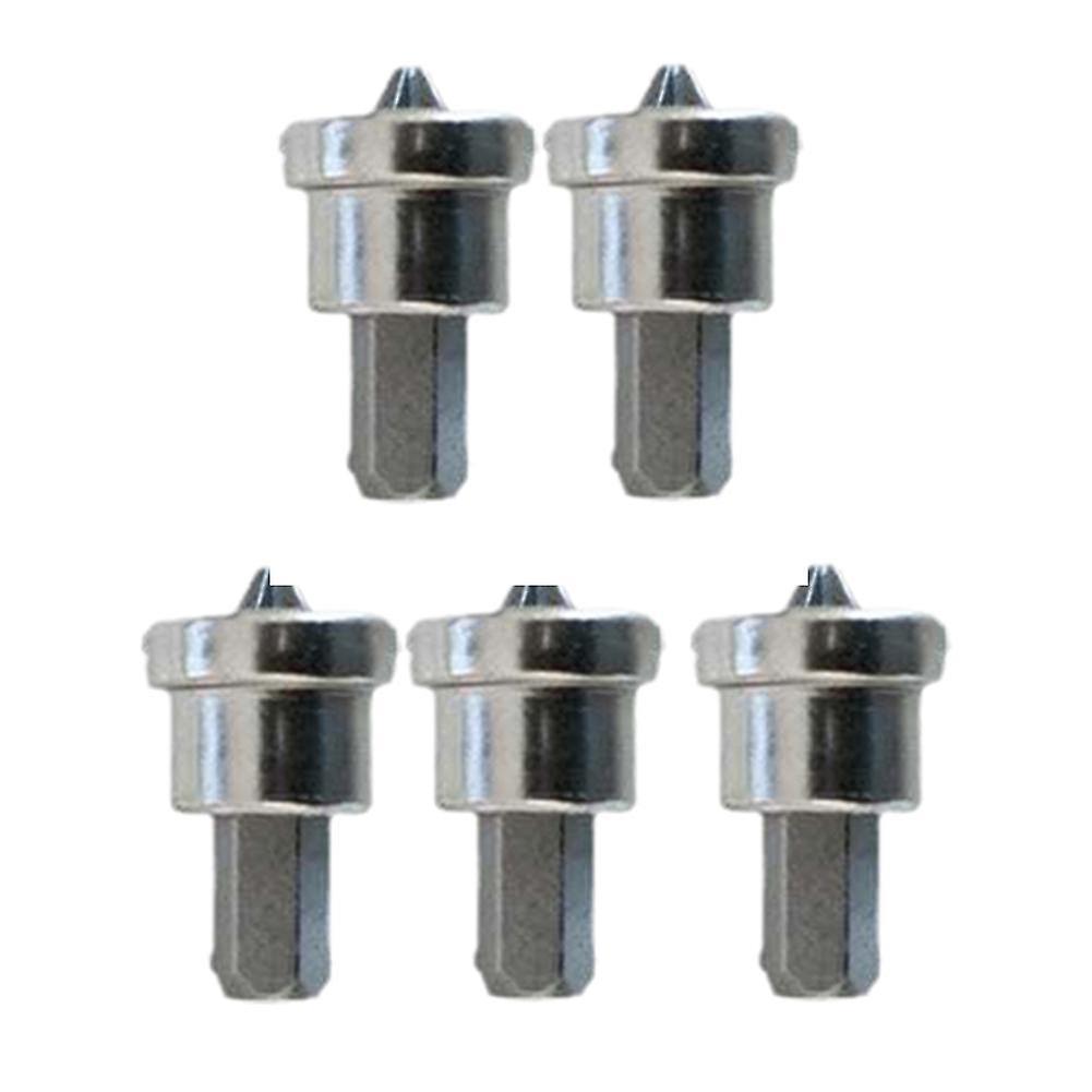 5pcs Magnetic Positioning Screwdriver Bit Set Woodworking Screw Head Hex Shank Batch Head Non-slip Magnetic Ring