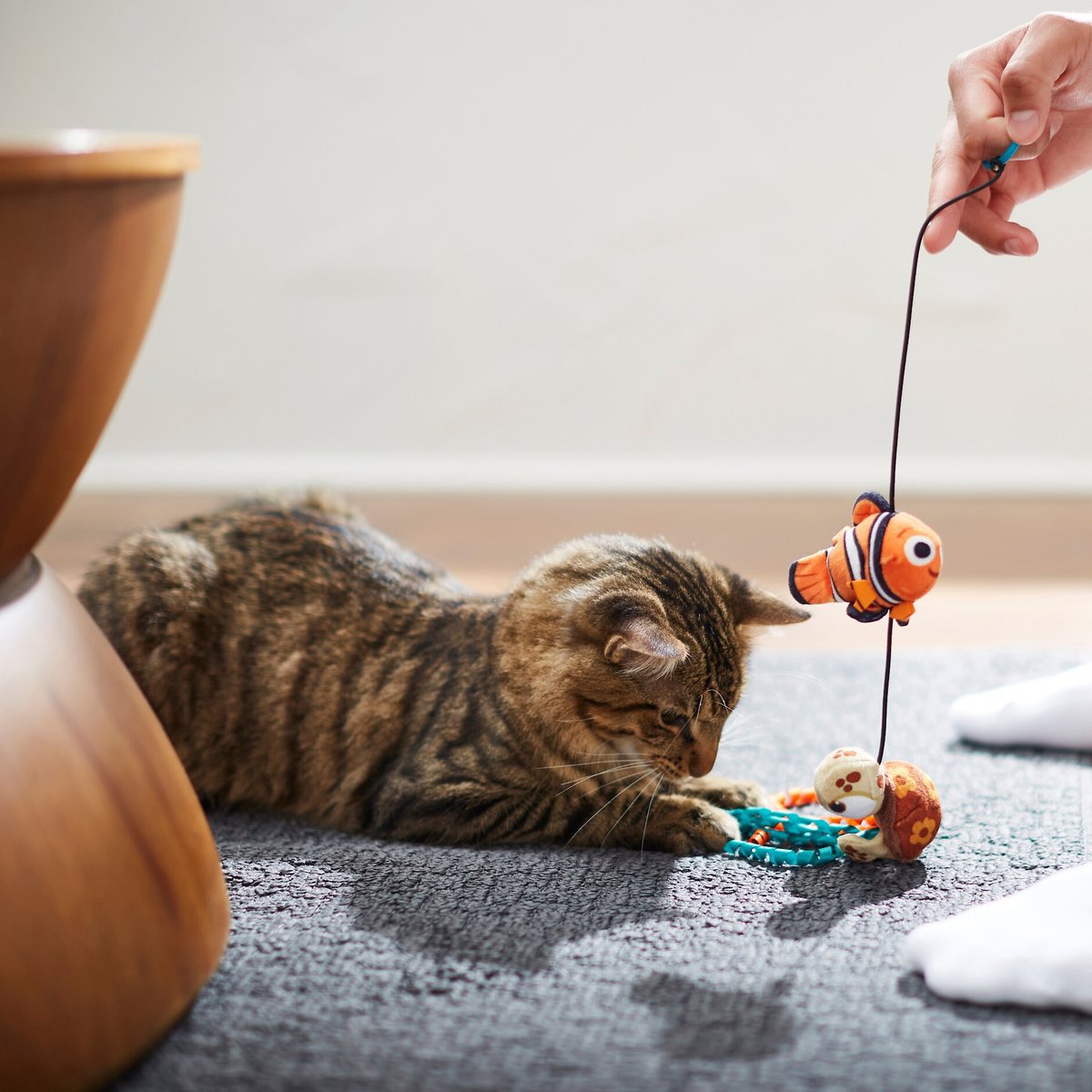 Pixar Nemo and Squirt Bouncy Cat Toy with Catnip