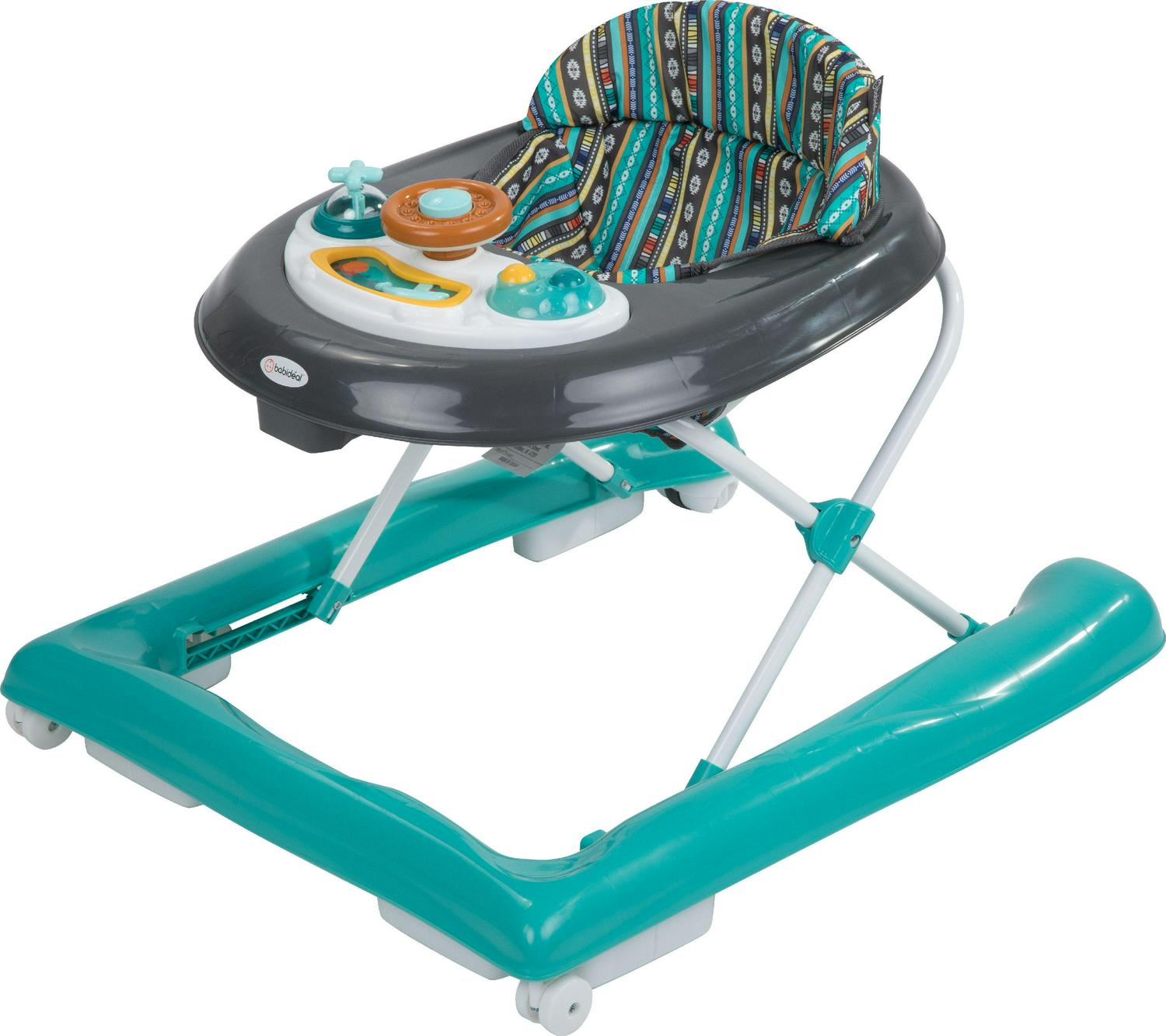 Babideal Rover Activity Walker with Sounds Teal Boho  Crowdfused