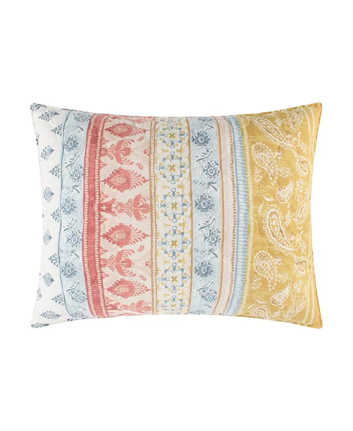 Levtex Tamiya Good Vibes Embroidered Decorative Pillow， 18