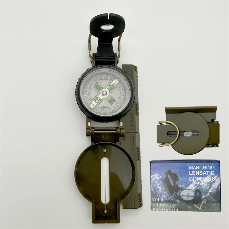 Waterproof And Oil Resistant Outdoor Plastic Compass Multifunctional Map