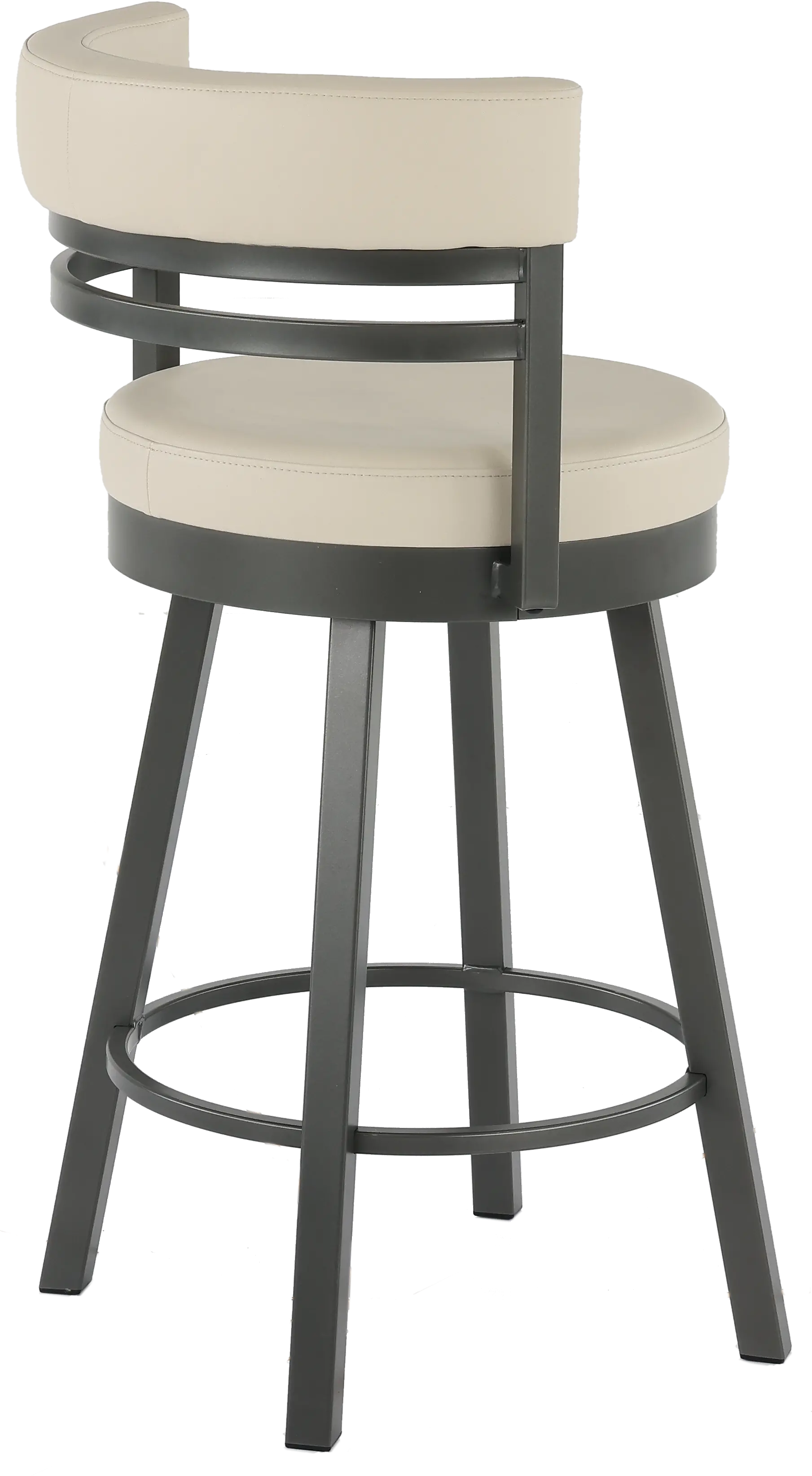 Ronny Oyster White Swivel Counter Height Stool