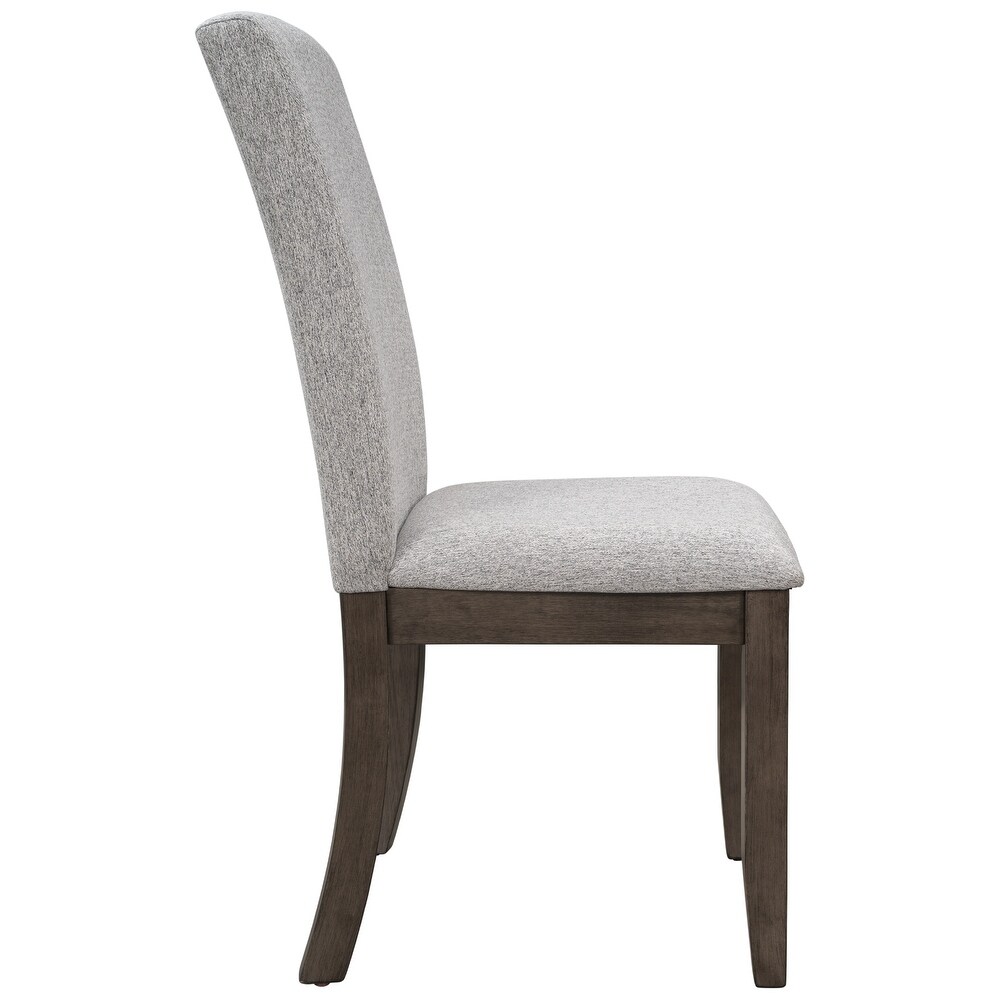 4 Piece Upholstered Wood Dining Chair