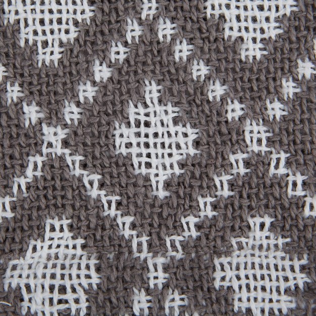 Diamond Lattice Throw Design Imports