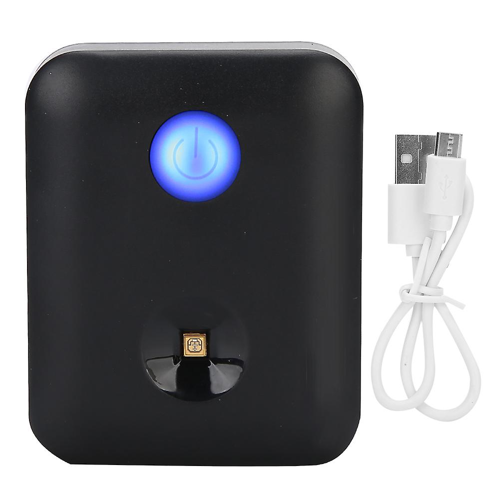 Rechargeable Mini Household Led Ultraviolet Cleaning Lamp Toilet Trash Bin Uv Light Black