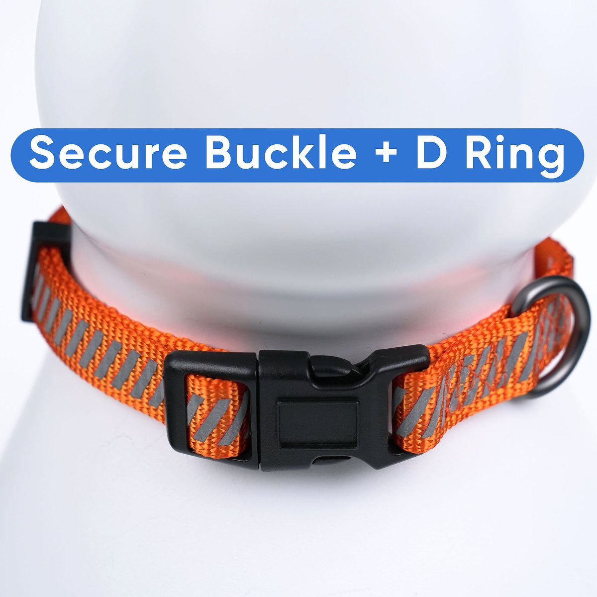 Pawtitas Reflective Traffic Dog Collar