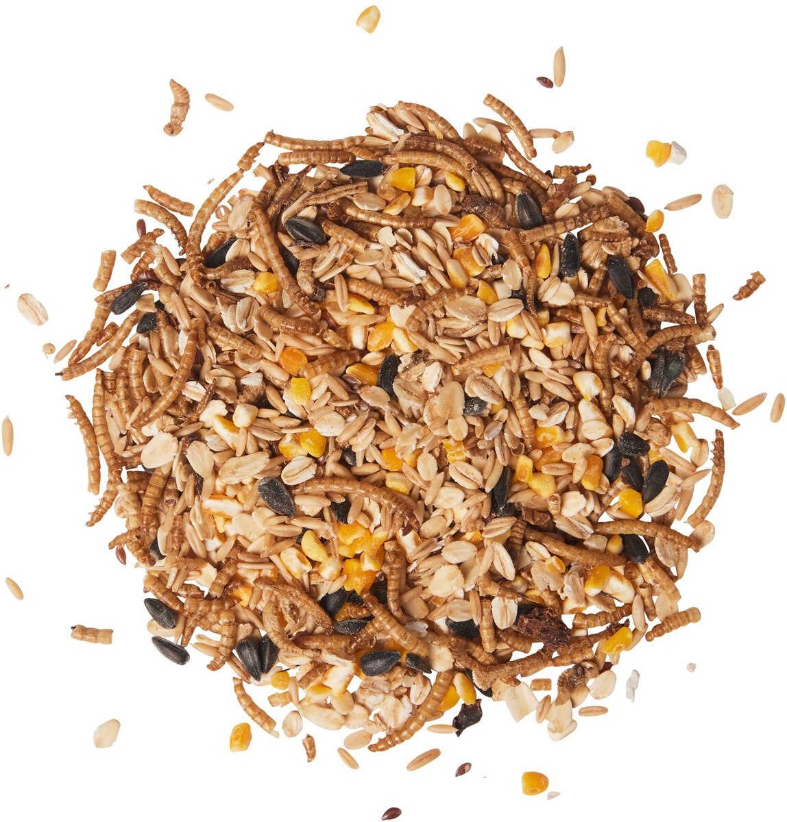 Happy Hen Treats Oat and Mealworm Party Mix Poultry Treats