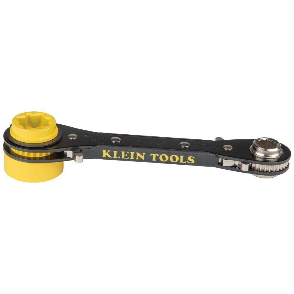 Klein Tools 5-in-1 Ratcheting Lineman's Wrench KT155T