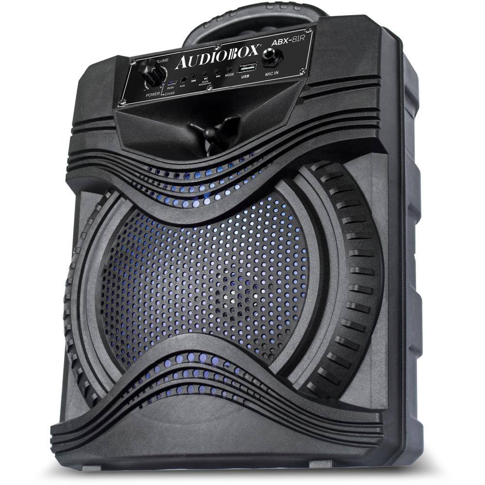 Audiobox 8 in. Rechargeable Pa Speaker W Mic ABX-81R