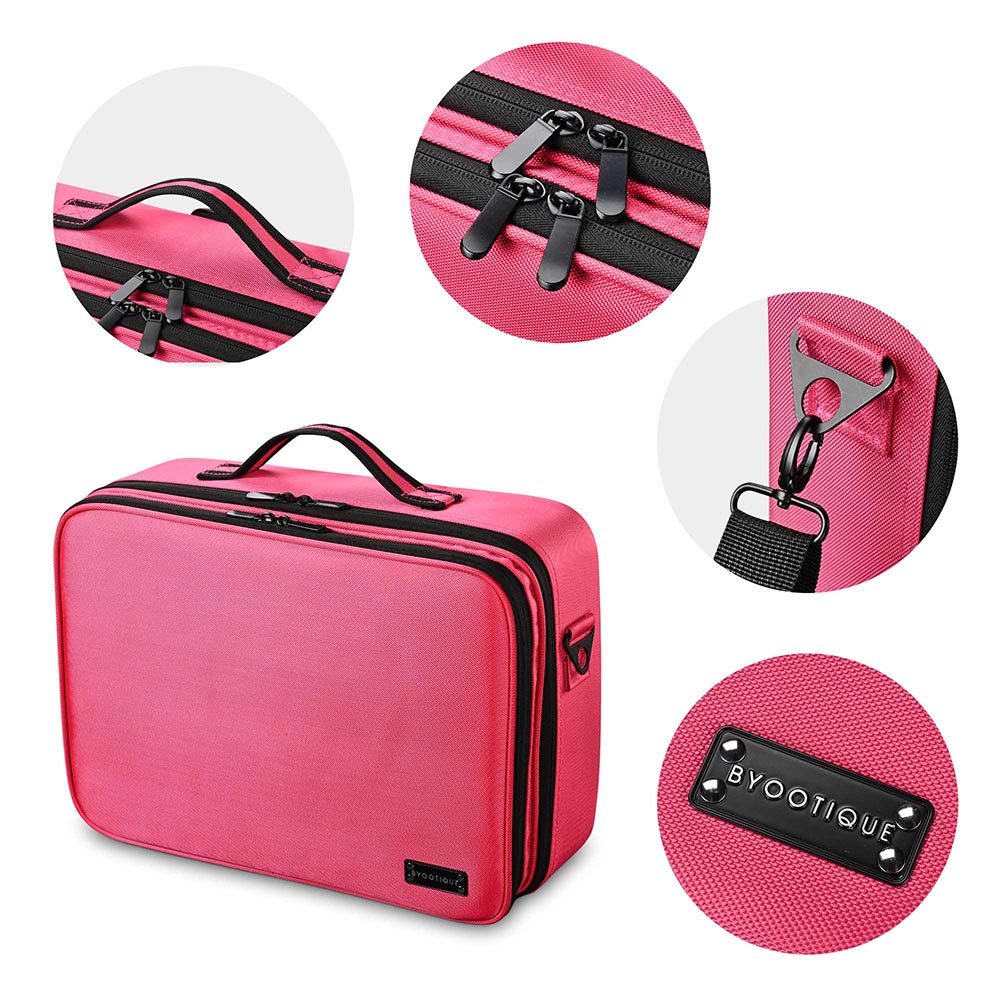 Yescom Portable Oxford Makeup Artist Soft Train Bag Case 16x12x5