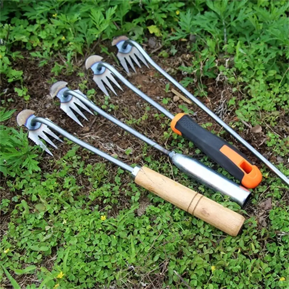 Weeding Tool Manual Vertical Weeding Digging Grass Shovel Lawn Root Remover Garden Hoe Garden Weeders Supplies Weeding Digging