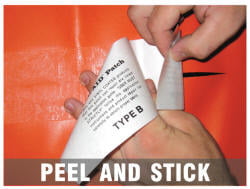 Tear Aid Peel and Stick Vinyl Repair Kit Clear Color to Repair Holes and Tears