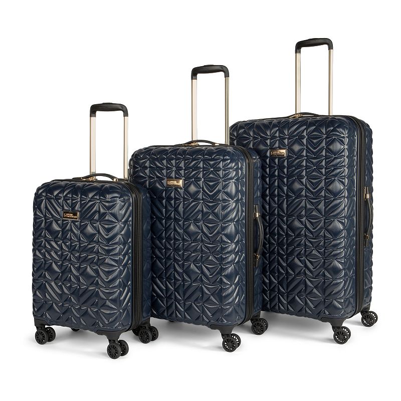 Stone Mountain Quilted 3-Piece Hardside Spinner Luggage Set