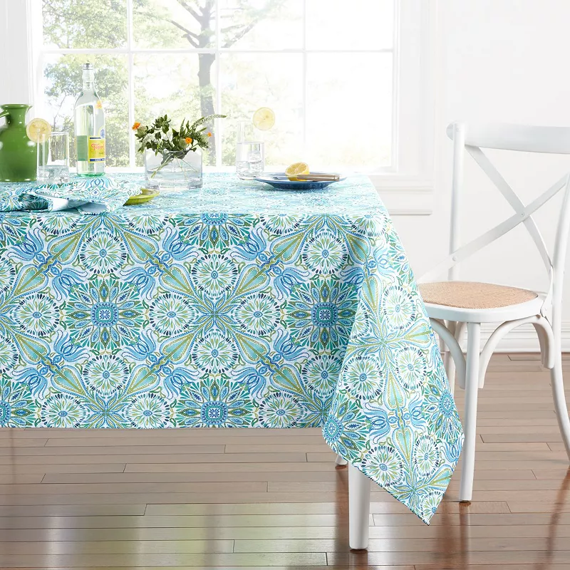 Fiesta Greencove Indoor / Outdoor Tablecloth 2-pk.