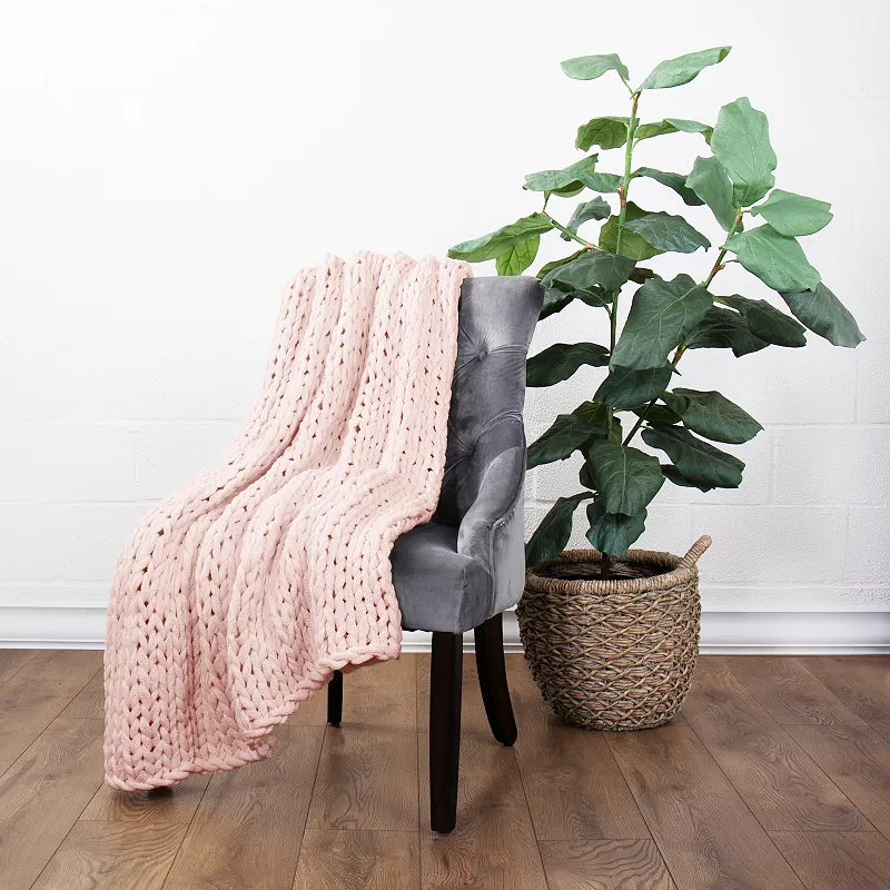 Urban Loft's Oversized Chunky Hand-knit Throw Blanket