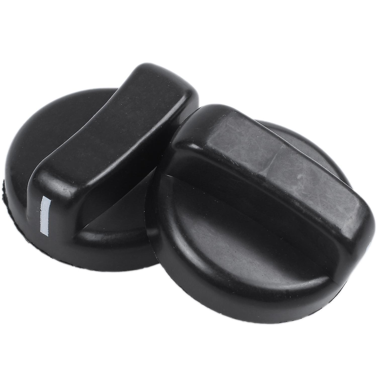 5 Pcs Kitchen Black Plastic Gas Stove Cooker Control Knobs