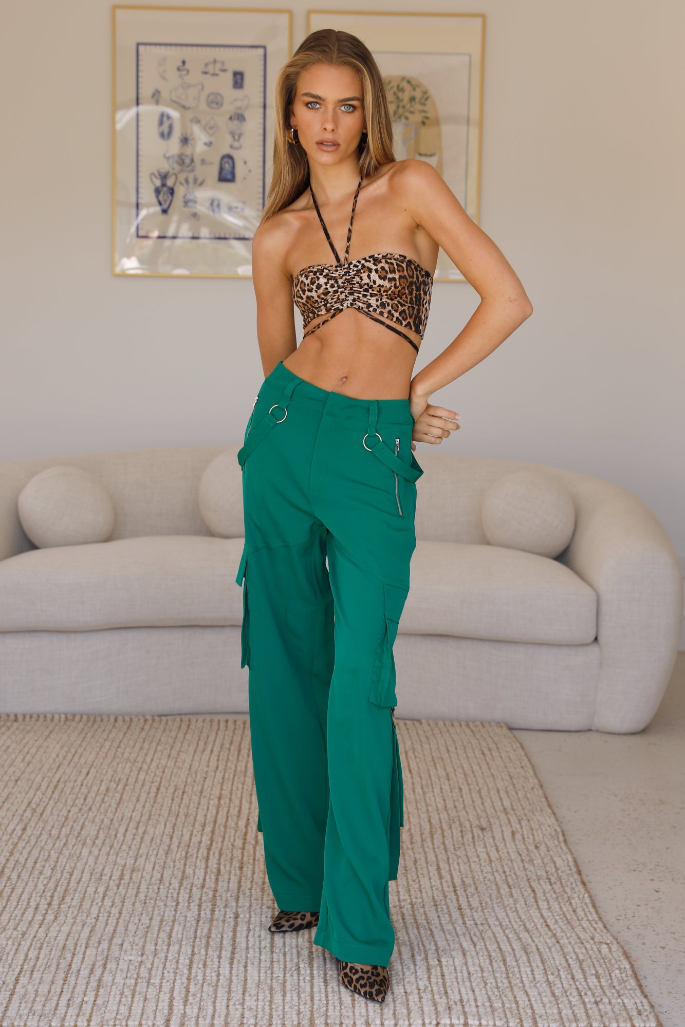 Hayley Cargo Pants Green