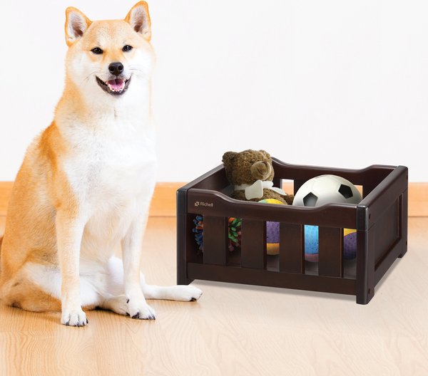 Richell Elegant Wooden Dog Toy Box