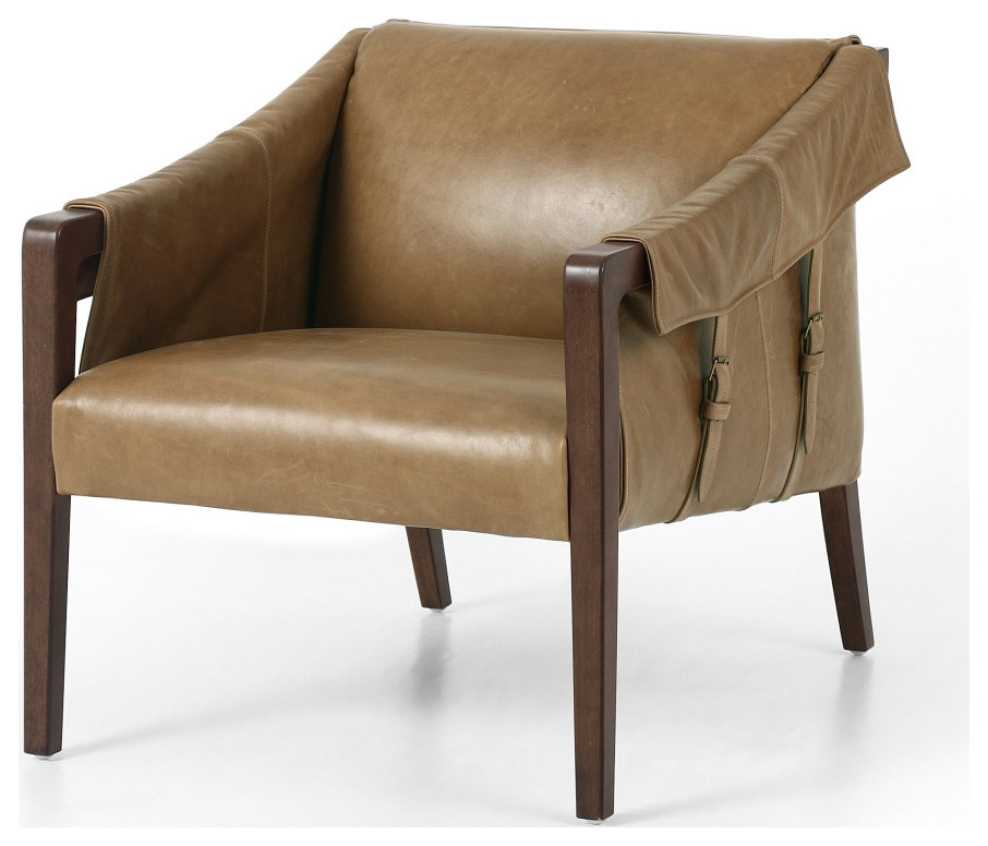 Damita Chair Chaps Ebony   Modern   Armchairs And Accent Chairs   by Virgil Stanis Design  Houzz