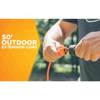 Southwire 10 ft. 163 Vinyl Outdoor SJTW Extension Cord Orange 2304SW8803