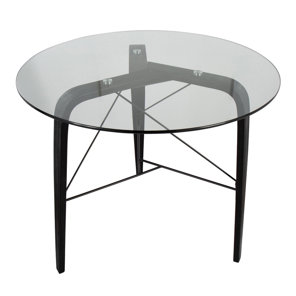 Carson Carrington Culnady Mid Century Modern Round Dinette Table