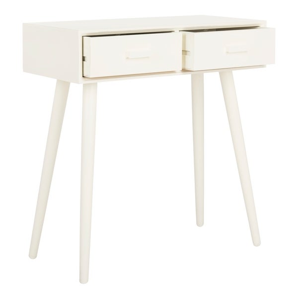 SAFAVIEH Dean Antique White 2-drawer Console Table - 28.3