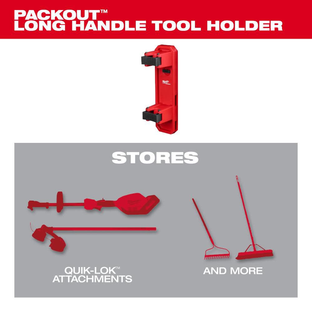 Milwaukee PACKOUT Long Handle Tool Holder 48-22-8348 from Milwaukee