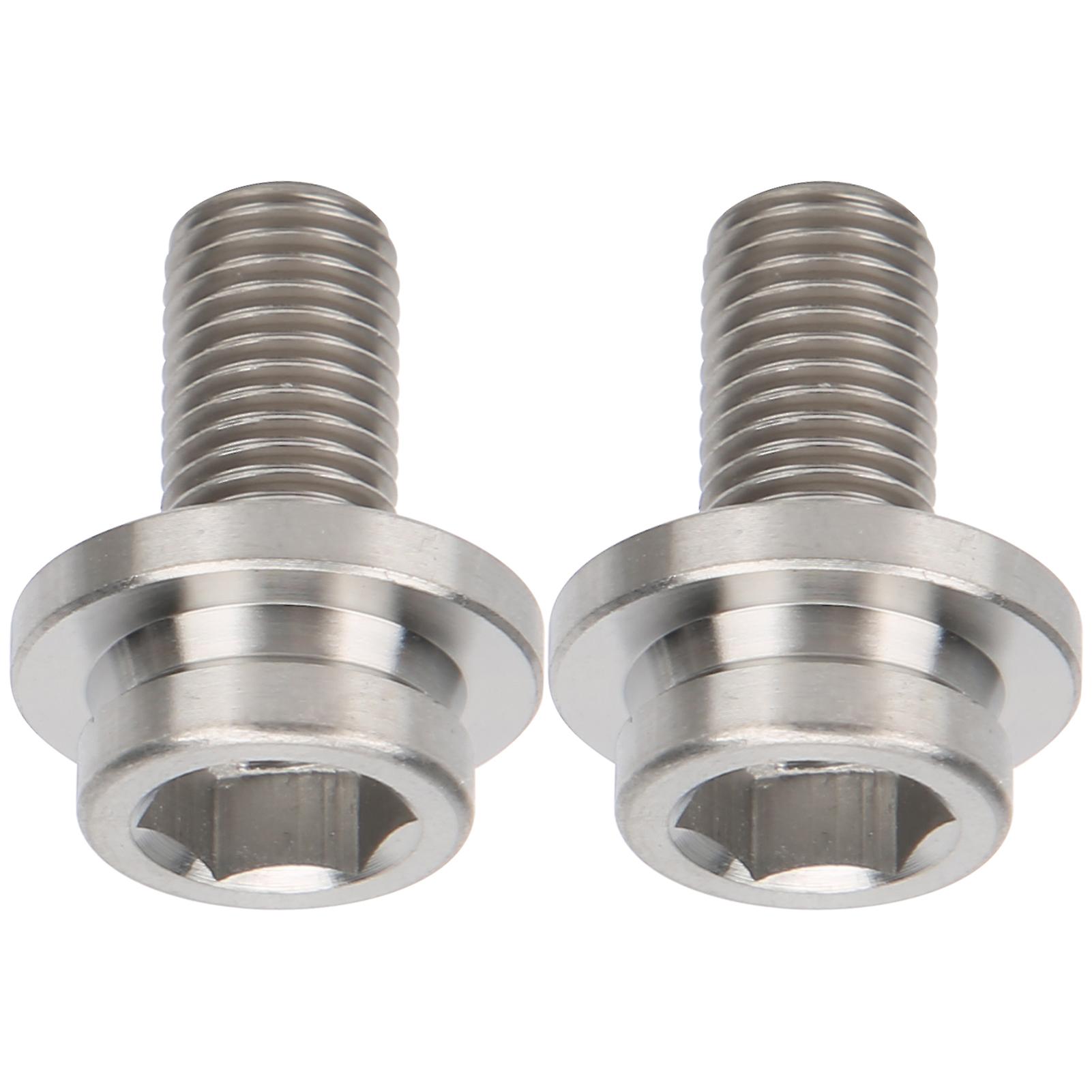 2pcs Bicycle Titanium Alloy Crank Arm Fixing Screw Bolts For Brompton Folding Bike