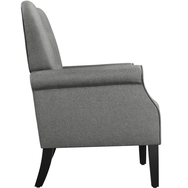 Yaheetech Modern Polyester Fabrics Upholstered Accent Chair Single Sofa for Living Room