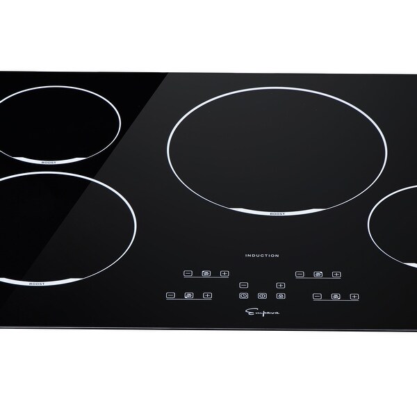 30-in Induction Cooktop with 4 Elements including 3，700-Watt Element