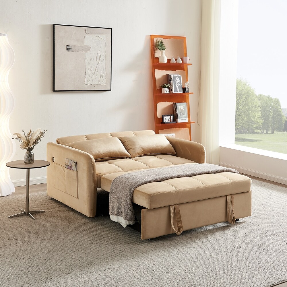 Multifunctional Accent Sofa Convertible Folding Living Room Sofa Bed