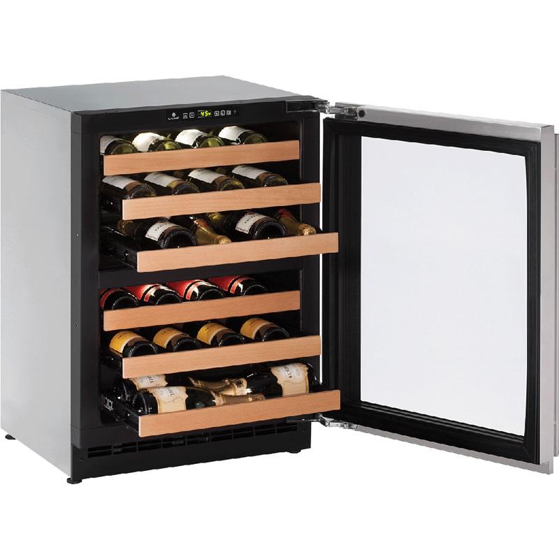 U-Line 4.7 cu. ft. 43-bottle Freestanding Wine Cooler U-2224ZWCS-13B