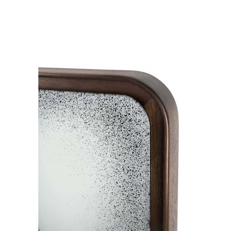 CLEAR EDGE WALL MIRROR MEDIUM AGED MAHOGANY