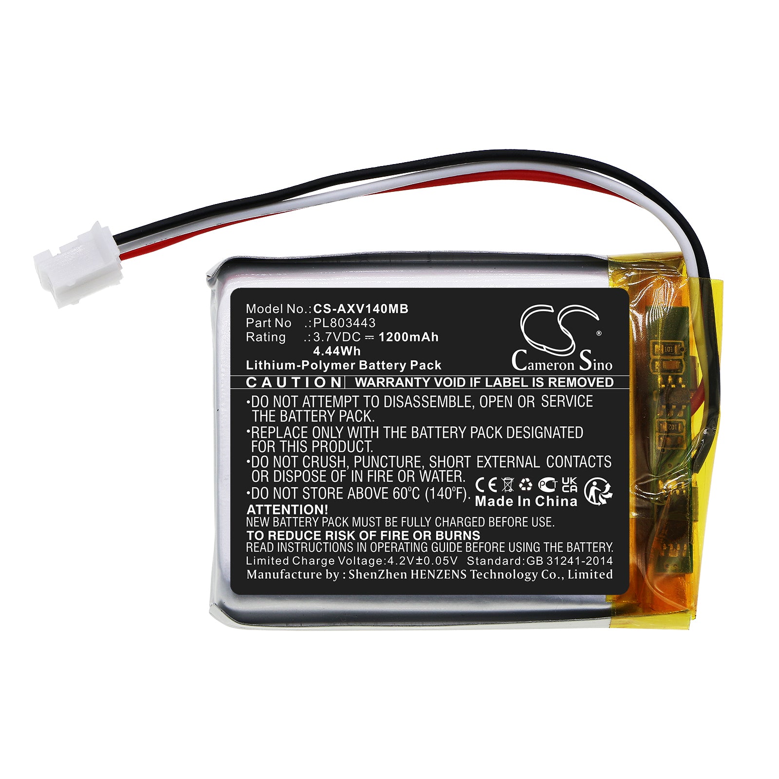 Axvue Video Monitor 140 1200mAh Baby Monitor Replacement Battery BatteryClerkcom Baby Monitor