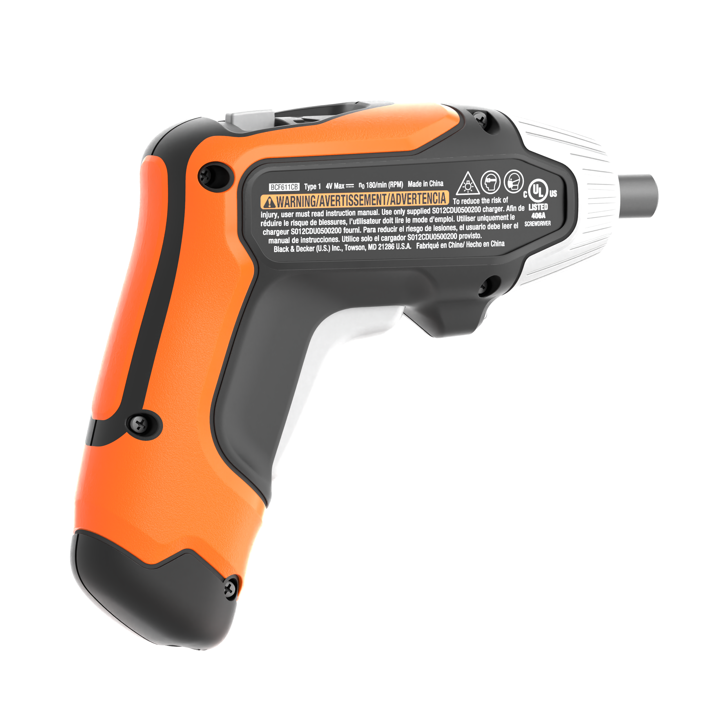 4V MAX* Cordless Screwdriver with 1-inch Screwdriver Bits