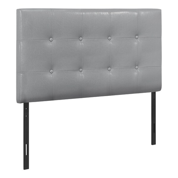 Bed， Headboard Only， Twin Size， Bedroom， Upholstered Pu Leather Look， Transitional - - 31784656