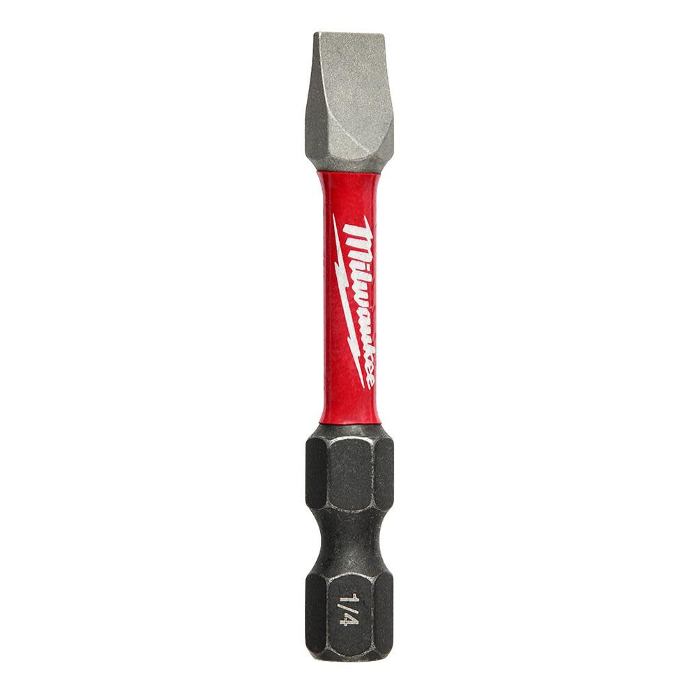 Milwaukee SHOCKWAVE Impact Duty 2 in. Slotted #8/#10 Power Bit (2 Pack) 48-32-4920 from Milwaukee