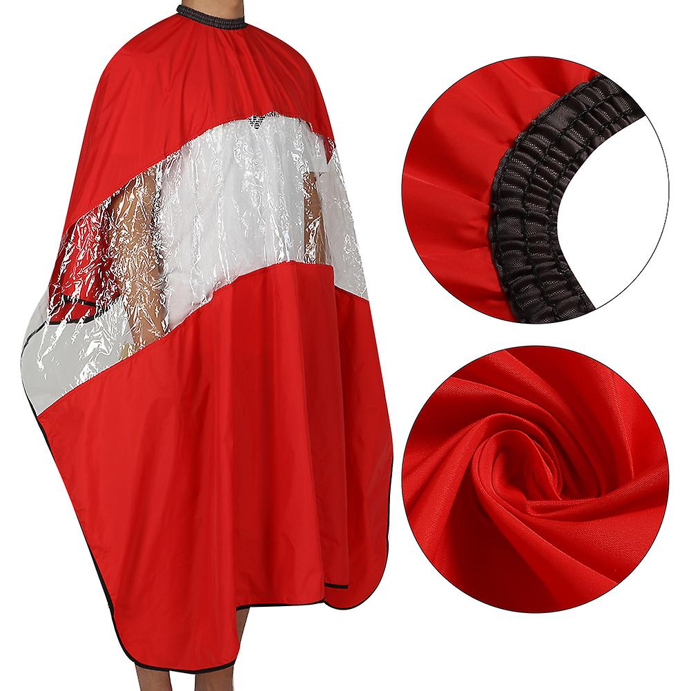 Professional Hairdressing Apron Hair Cutting Dyeing Gown Cape For Home Barber Shop Redred