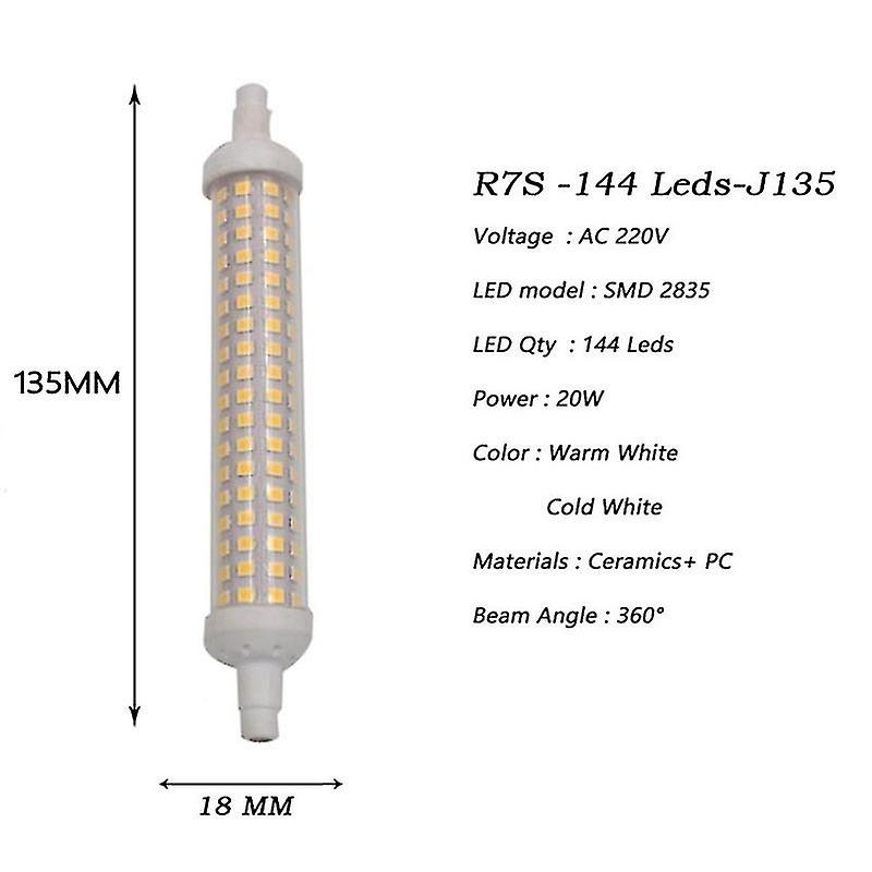 R7s Led 78mm 118mm 135mm Bulb 10w 15w 20w Smd 2835 Lampada Led Lamp Saving Replace Halogen Light|led Bulbs