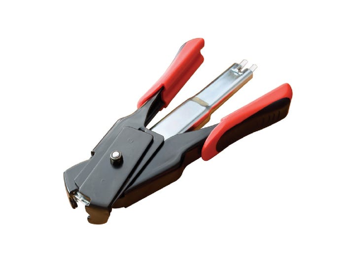 LEM Spring Loaded Hog Ring Pliers with 100 Rings - 816