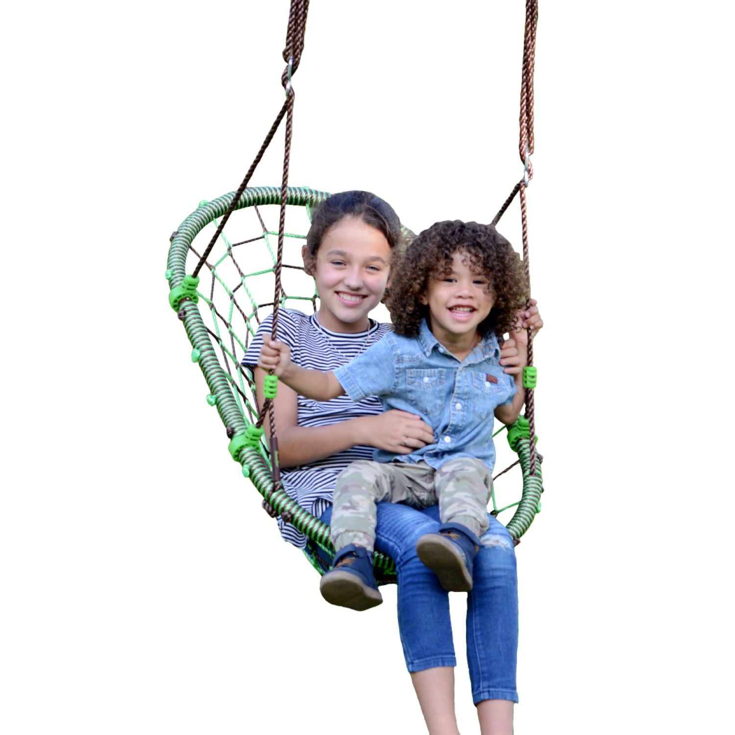 Swurfer Woval Green Adjustable Reclining Indoor and Outdoor Rocking Swing Holds 400 lbs Ages 4 and Up