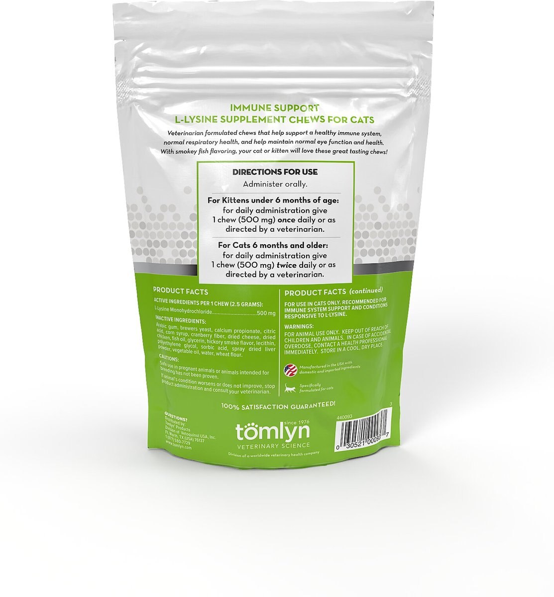 Tomlyn Immune Support Hickory Flavored Soft Chews Immune Supplement for Cats