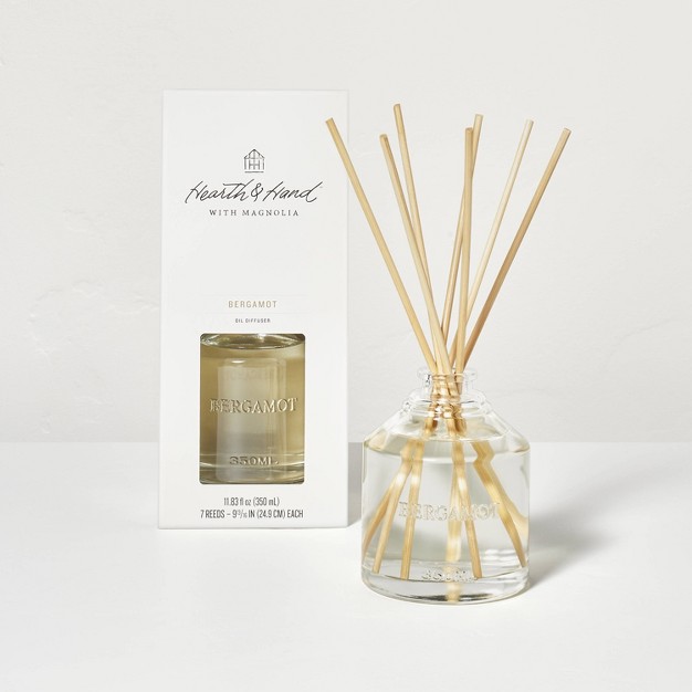 11 83 Fl Oz Bergamot Oil Reed Diffuser With Magnolia