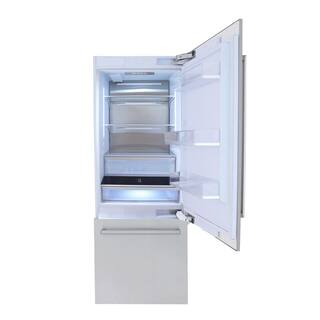 Kucht 30 in. Width 16 cu. ft. Built-In Bottom Freezer Refrigerator in Custom Panel Ready Counter Depth KR300SD