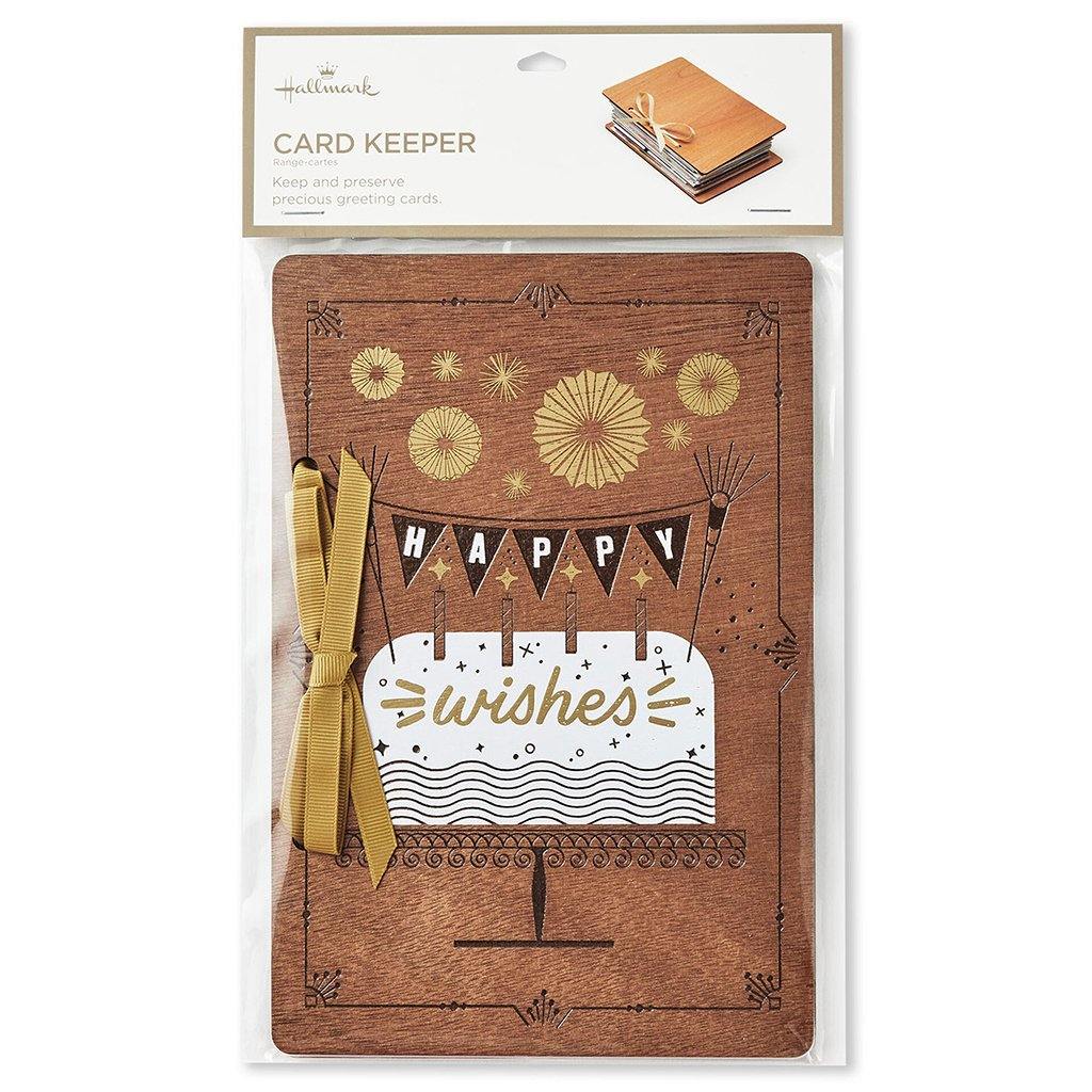 Hallmark  Happy Wishes Birthday Card Keeper