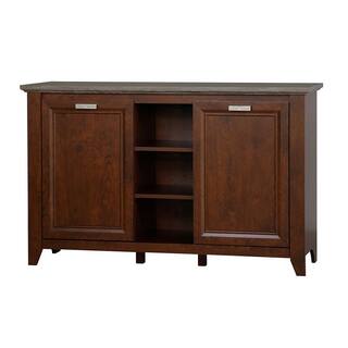 SAINT BIRCH Kenneth Cherry and Gray Oak File Cabinet SBSD4225CFCG